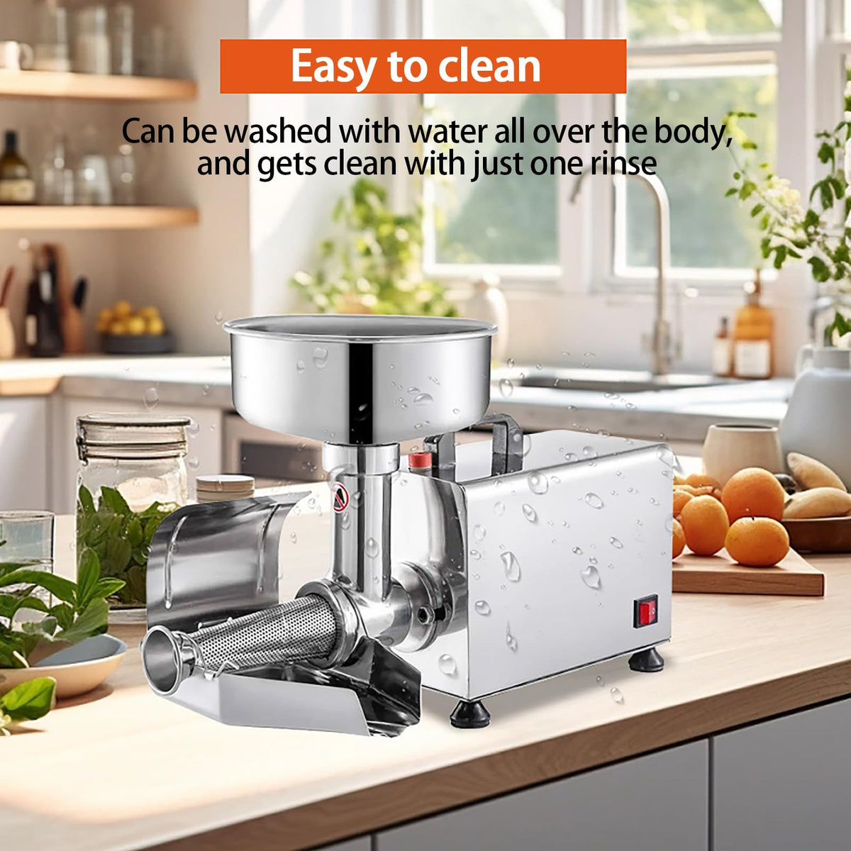 450W Stainless Steel Electric Tomato Strainer Machine C90499
