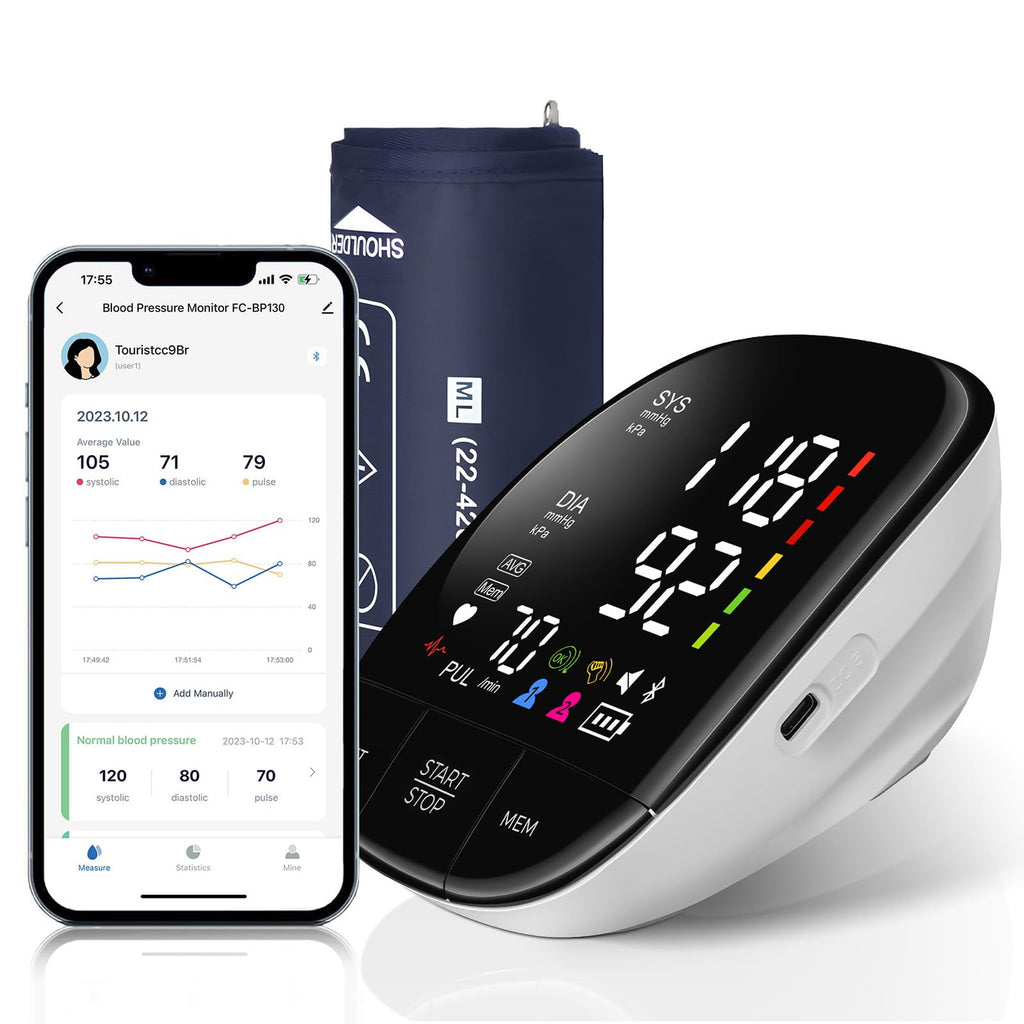 Automatic Upper Arm Blood Pressure Monitor with Large Cuff J8941