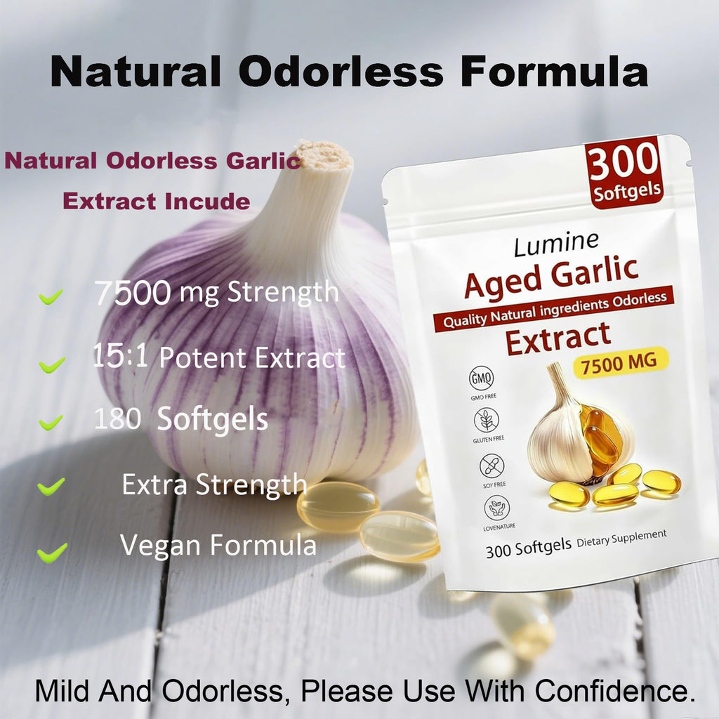 Aged Garlic Extract 300 Softgels X551