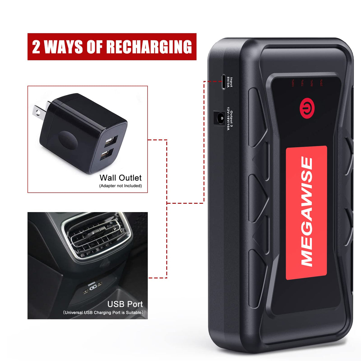 12V Jump Starter for 8.0L Gas/6.5L Diesel Engines D478945