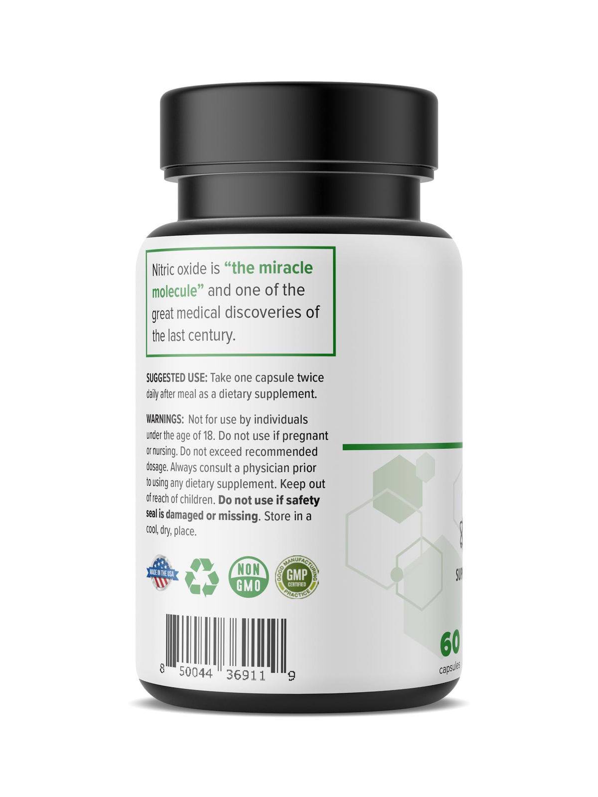 60 Caps Gut Support Supplement with Vinitrox GABA B60788