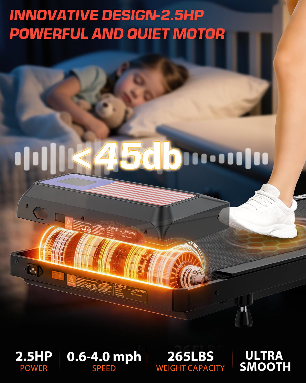 Incline Under Desk Treadmill F758995