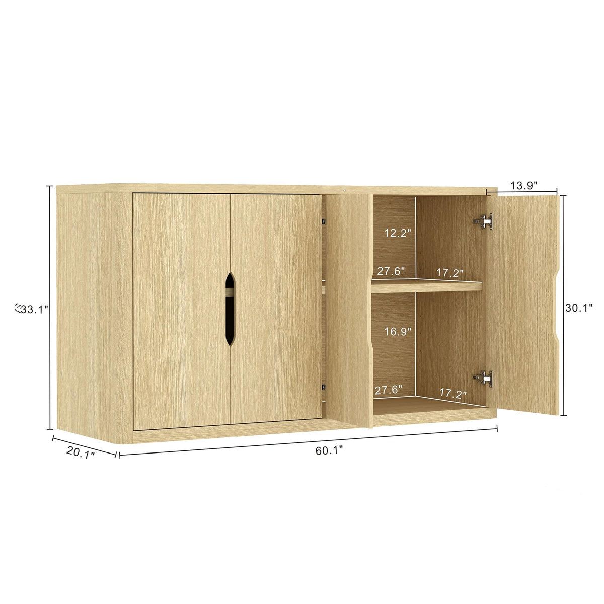 Modern Sideboard Buffet Cabinet with Storage R86005