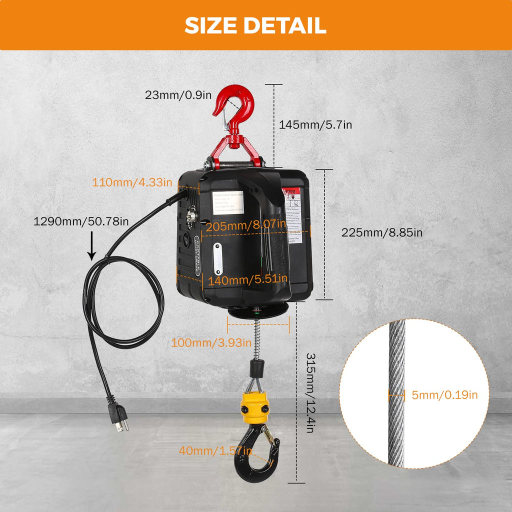 3-in-1 Portable Electric Hoist C311505