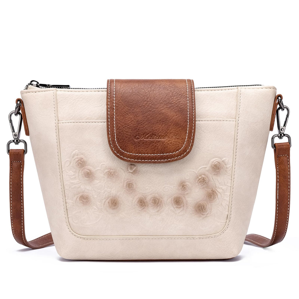 Crossbody Bags Vegan Leather Multi-Pockets Small Shoulder Bag N120