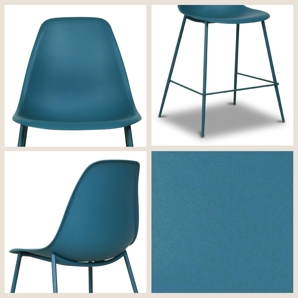 Set of 3 Counter Height Bar Stools N3366