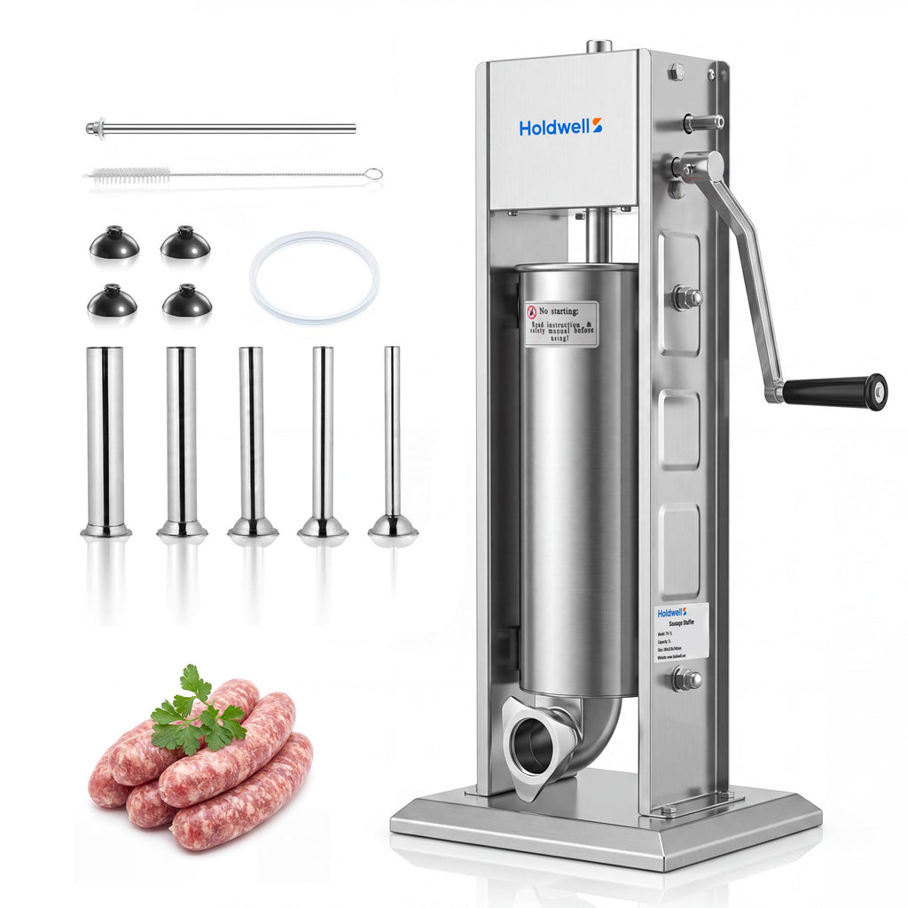 7L Stainless Steel Vertical Sausage Stuffer B13593