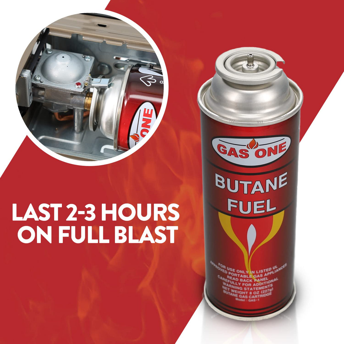 Butane Fuel Canister 4 Pack L250115