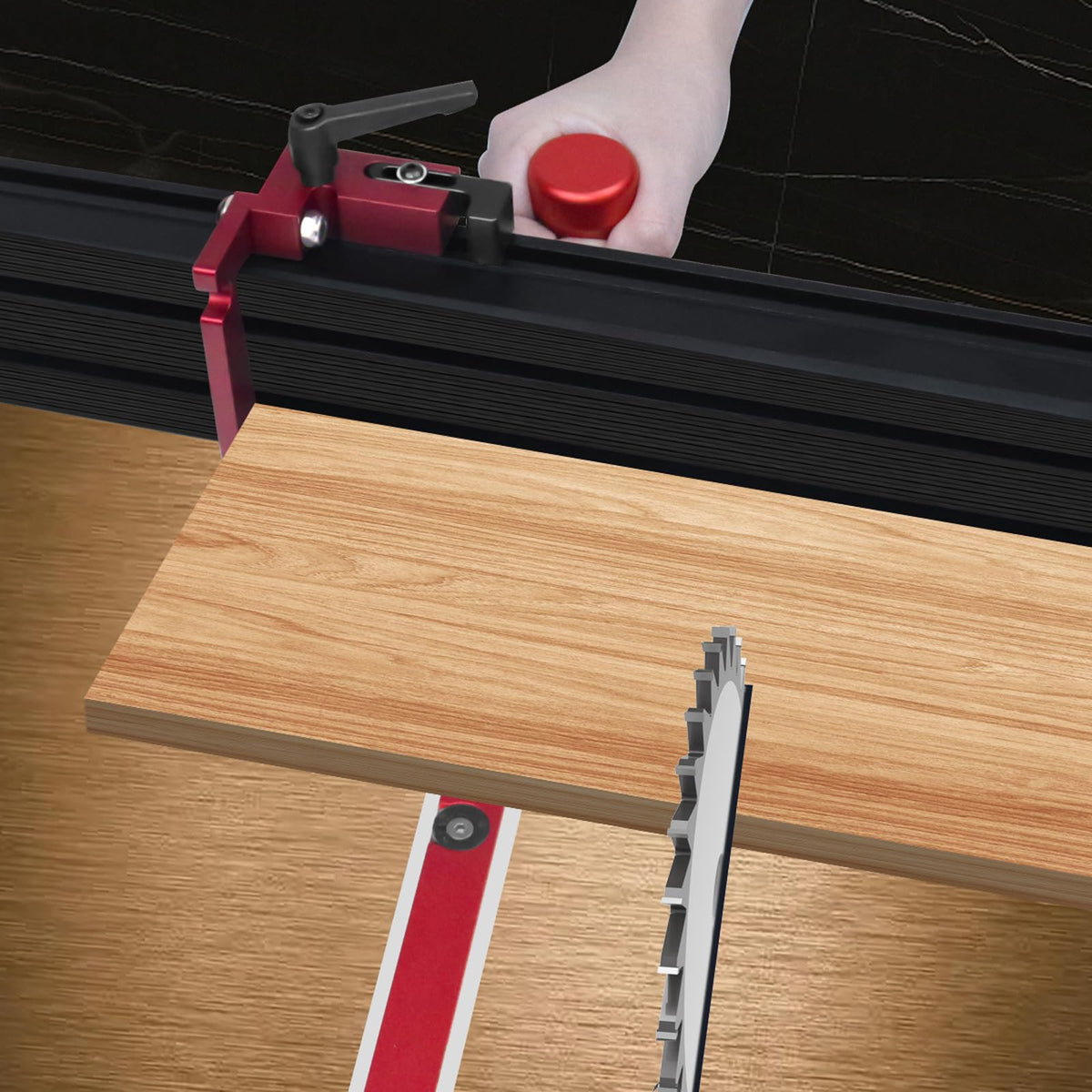 Miter Gauge with Miter Fence and 60 Degree Angled Ends T35769