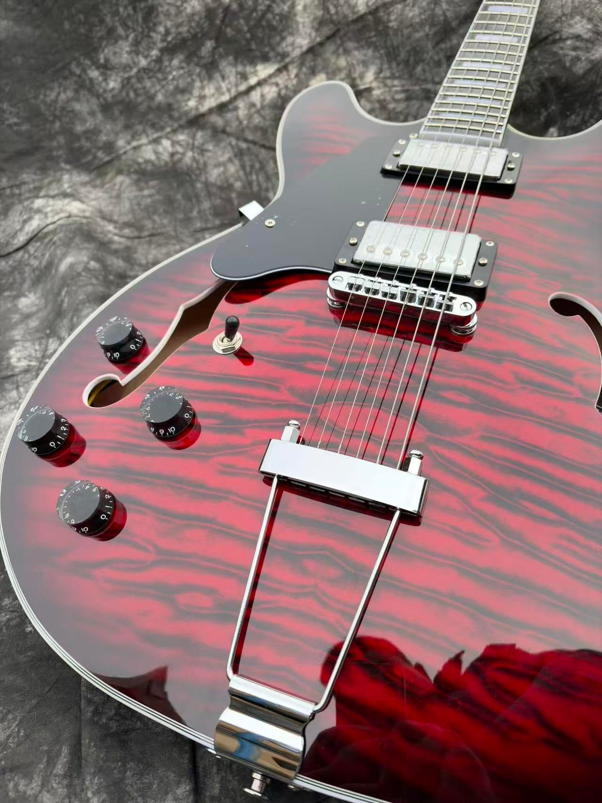 Left-Handed Semi-Hollow Body Electric Guitar S291