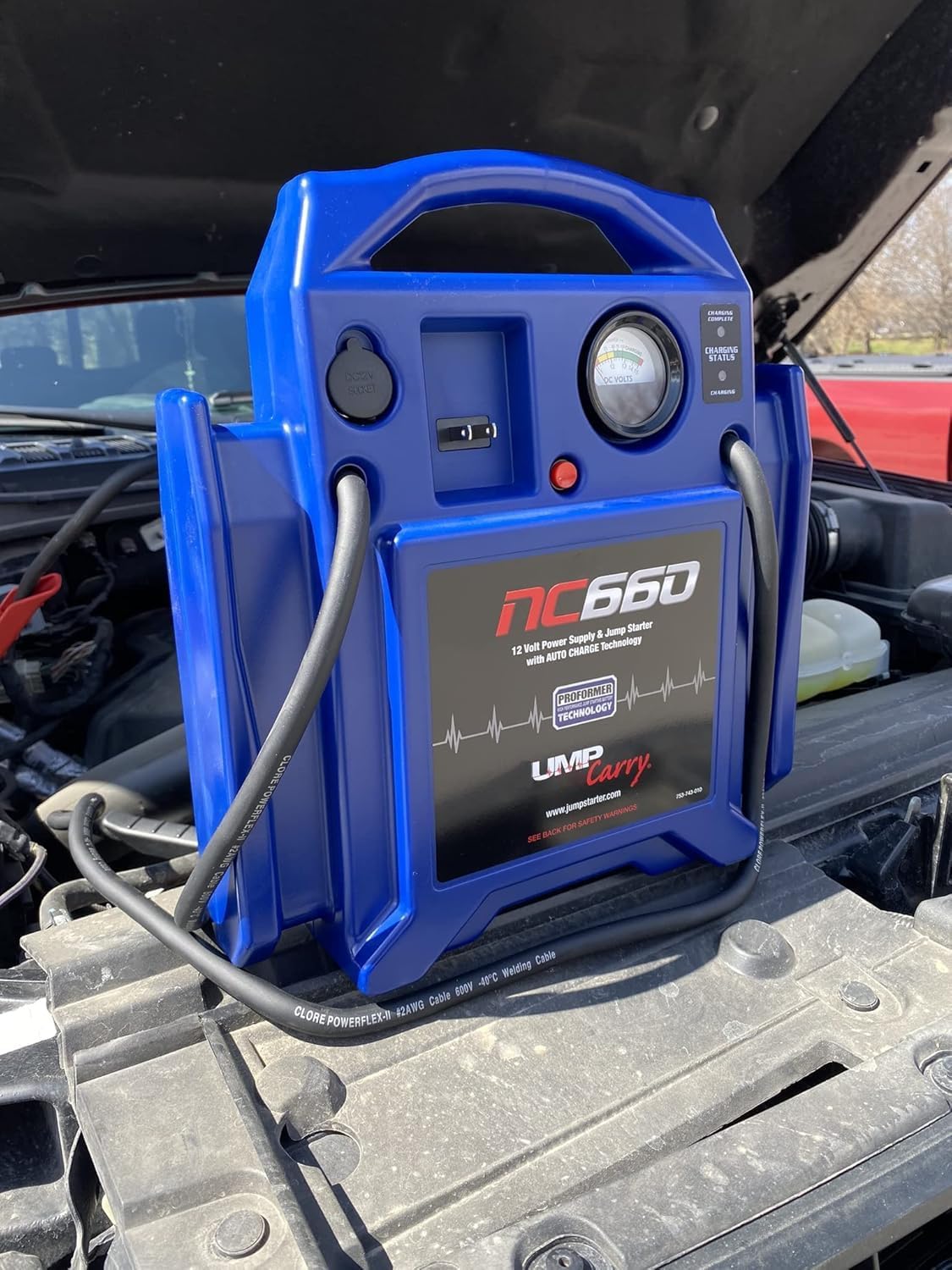 Portable Vehicle Starting Unit 1700 Peak Amps 2 Pack J171406