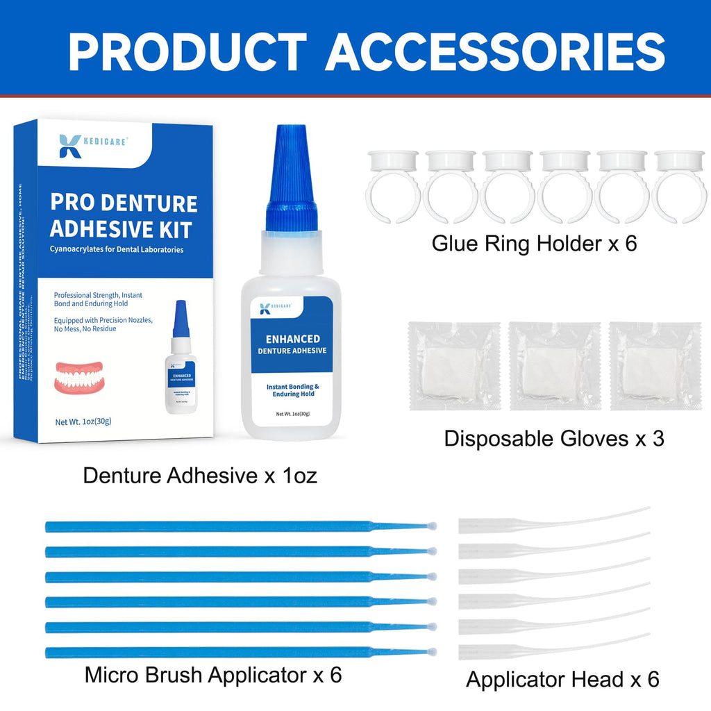 1 oz Denture Repair Adhesive Kit V925318
