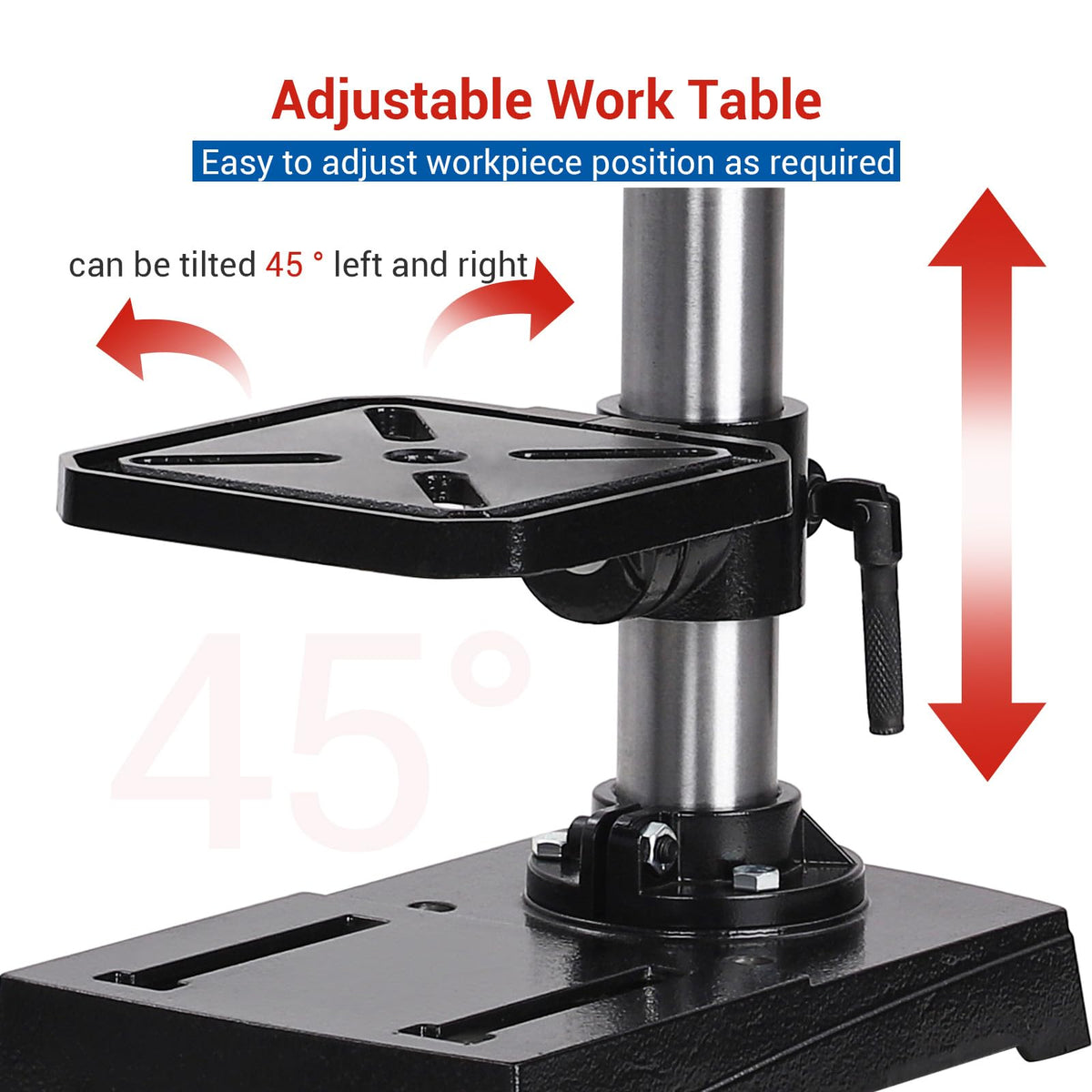 8 Inch 2.5A Benchtop Drill Press with 5 Speed Adjustable C24177