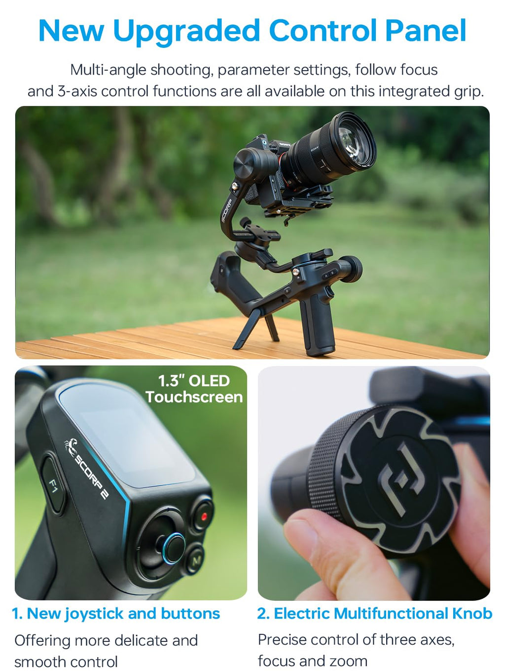 Camera Gimbal Stabilizer with AI Tracking H9214