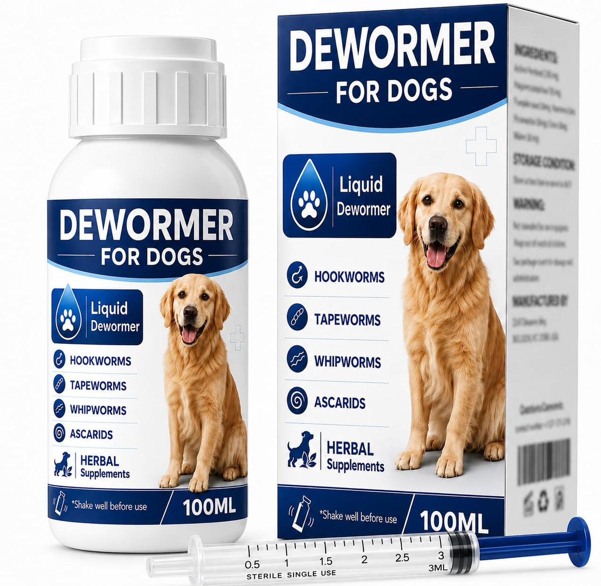 Dog and Puppy Dewormer Liquid N882538