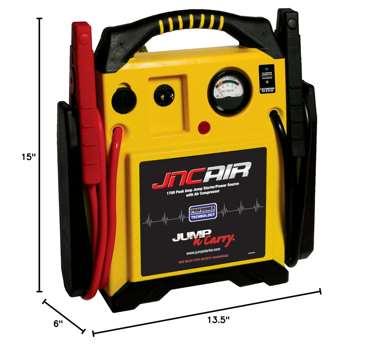 1700 Peak Amp Jump Starter with Air Compressor L865199