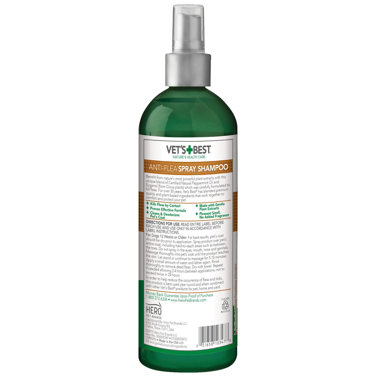 Flea & Tick Shampoo for Dogs 16 oz U324242