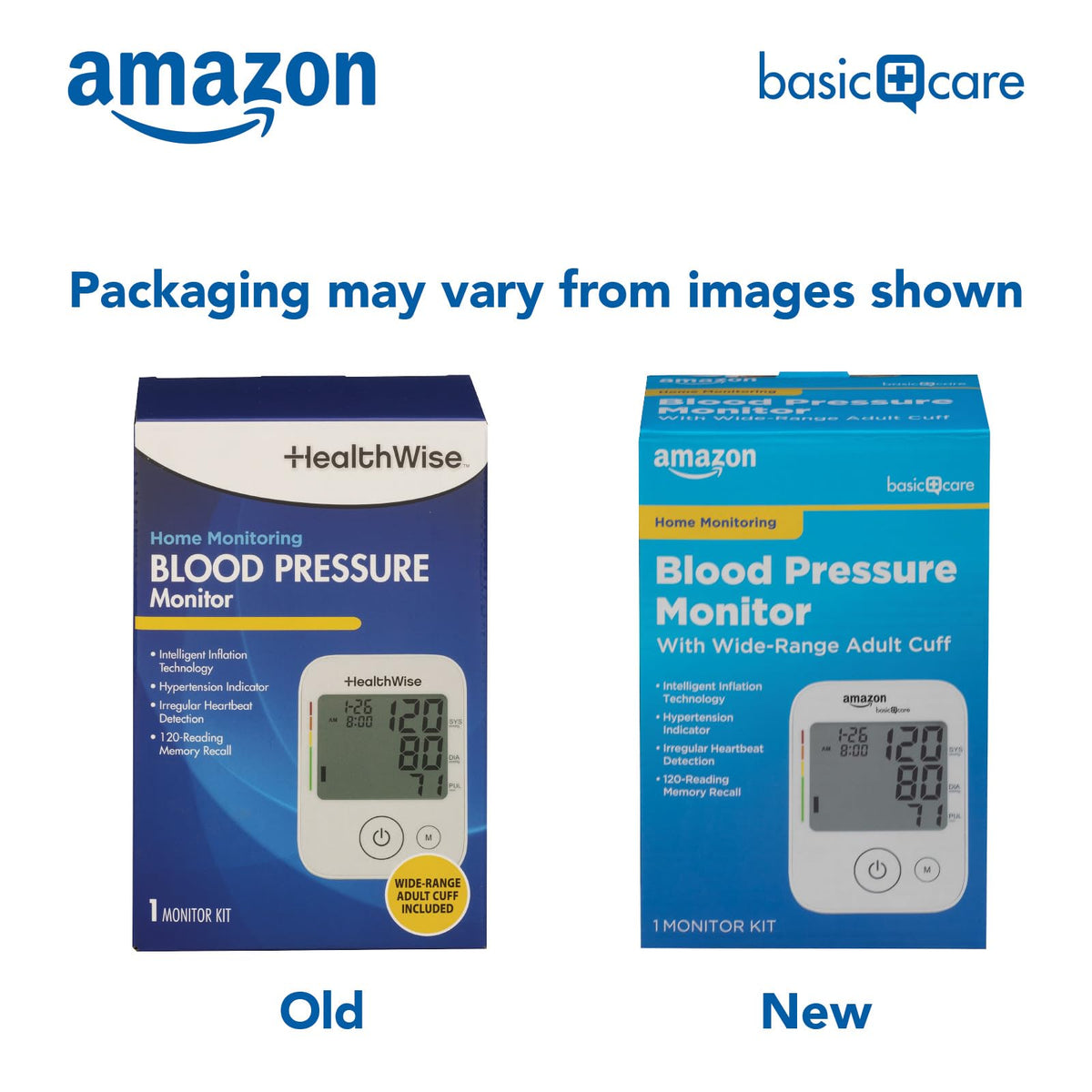 Blood Pressure Monitor with Wide Range Arm Cuff B31486