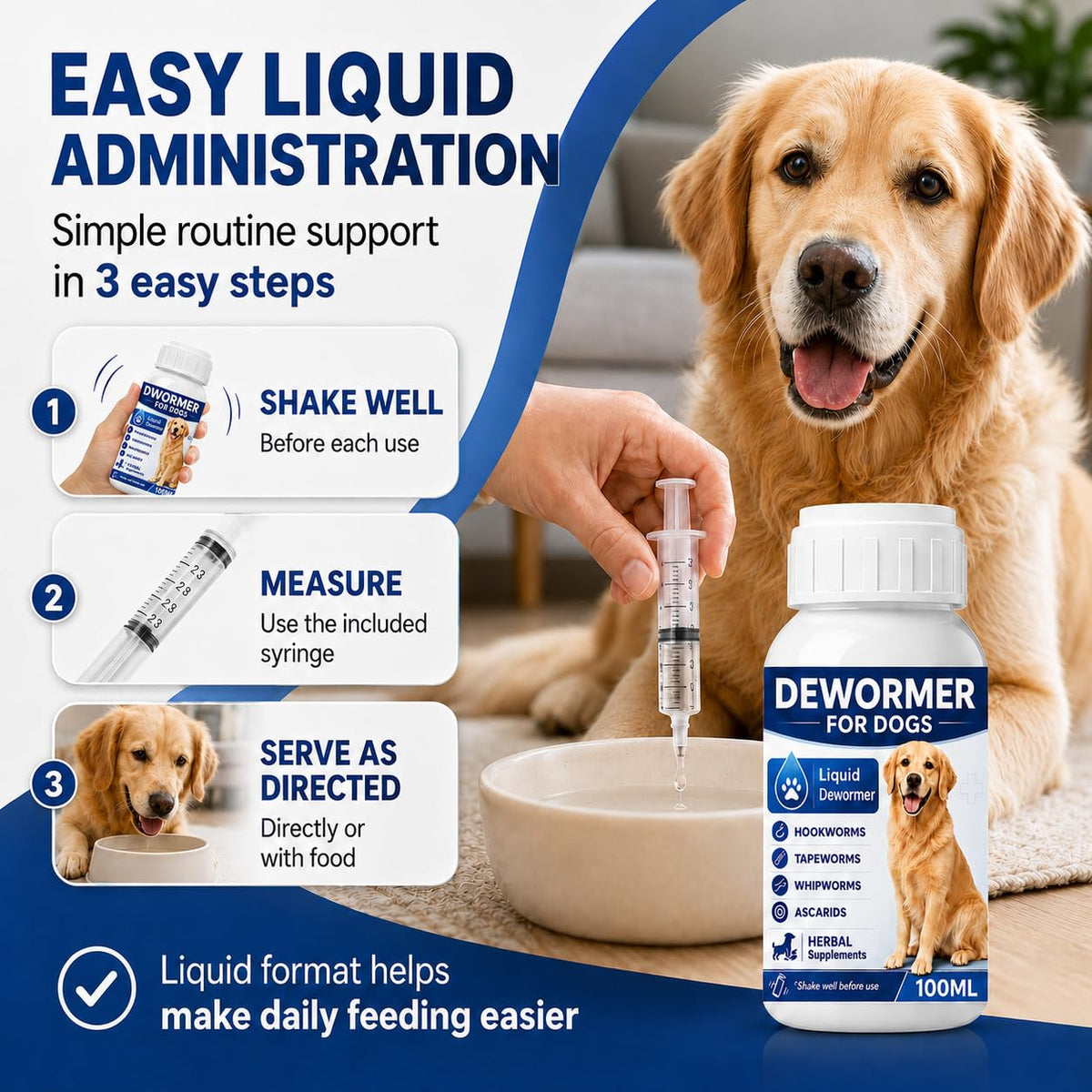 Dog and Puppy Dewormer Liquid N882538