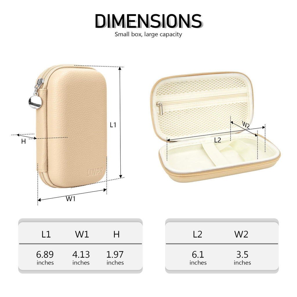 Light Khaki Diabetic Monitor Case D9243