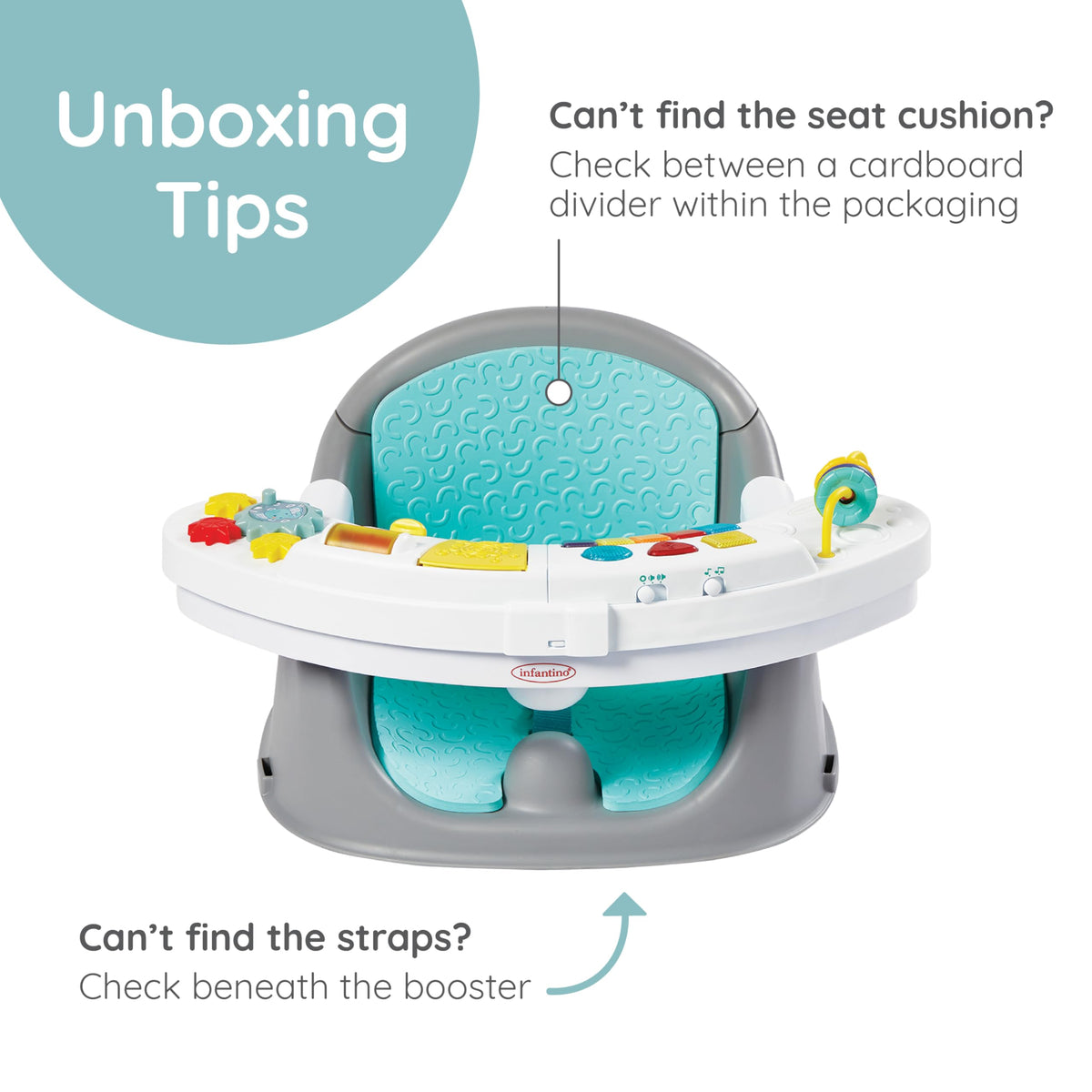 3-in-1 Discovery Seat & Booster, Teal A5701