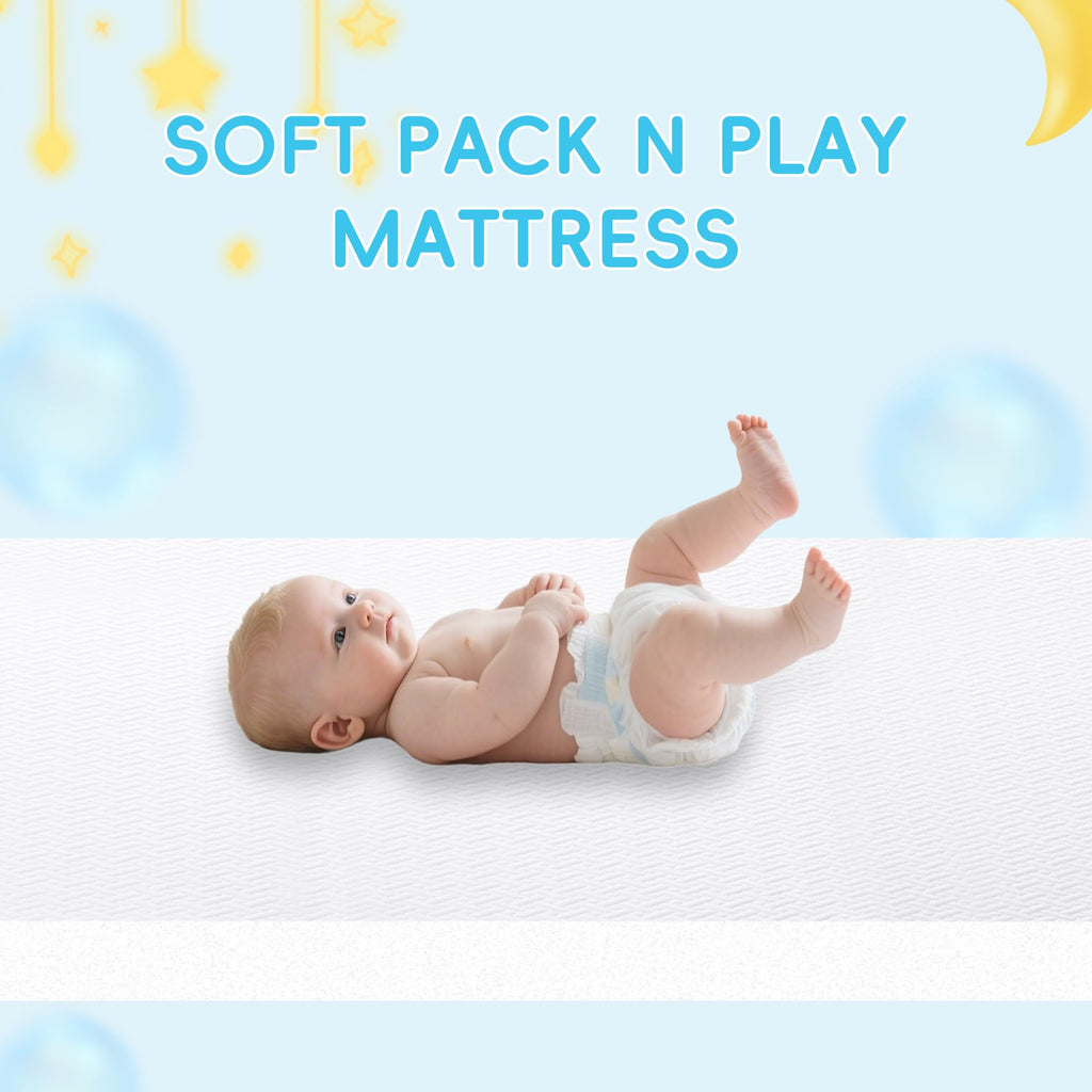 Pack and Play Mattress 38"x26" with Waterproof Washable Cover M7981