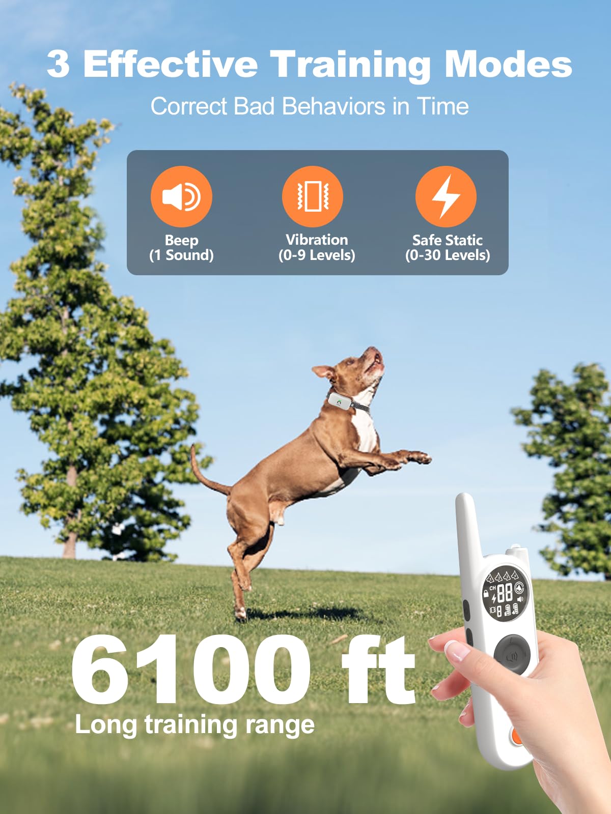 Wireless Dog Fence for 2 Dogs J65256