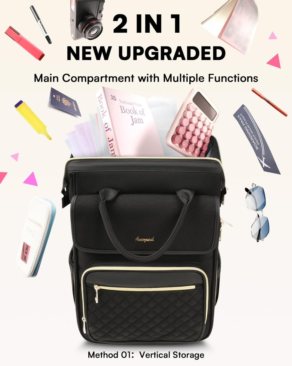Rolling Laptop Backpack with Wheels R583