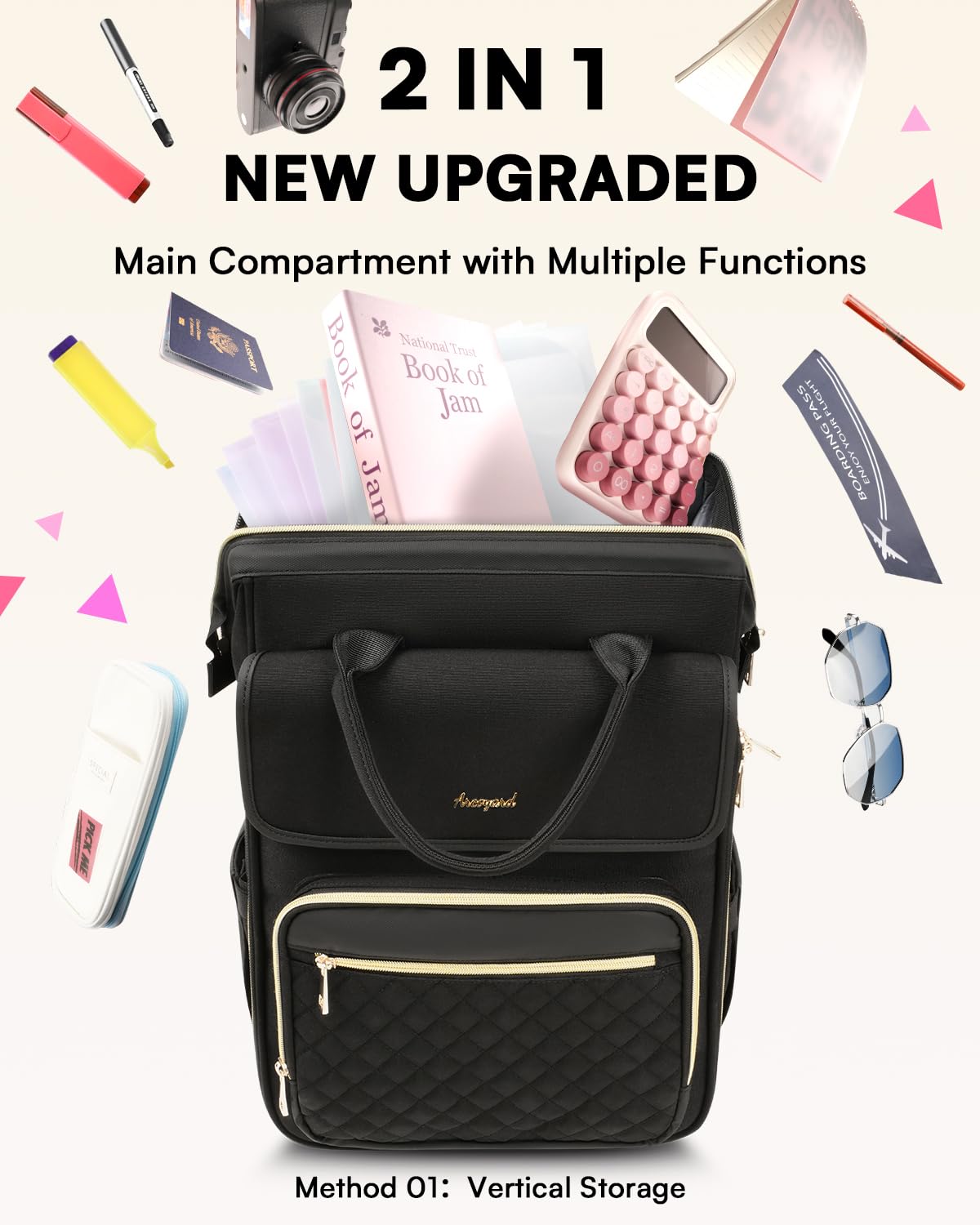 Rolling Laptop Backpack with Wheels R583