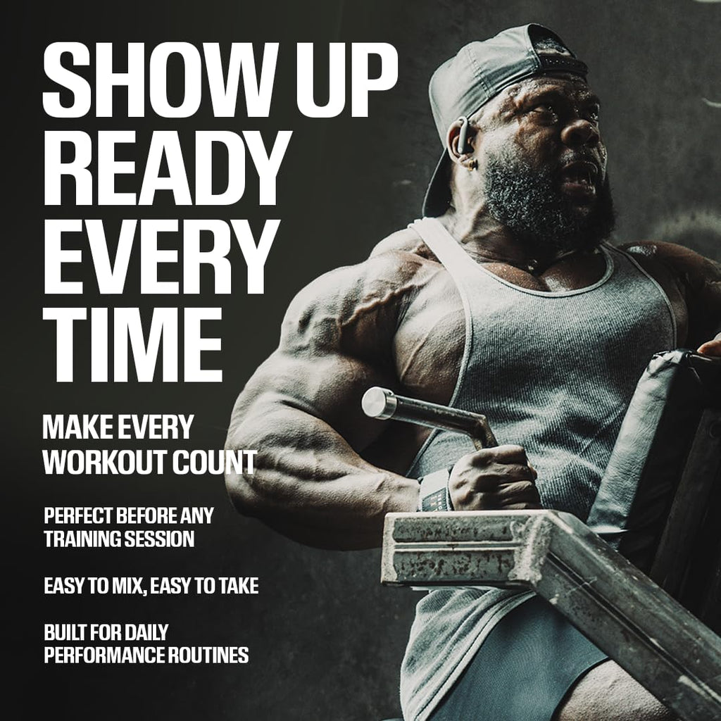 Orange Pre-Workout Powder with Caffeine, L-Citrulline, L-Tyrosine, & Beta Alanine Blend H898759