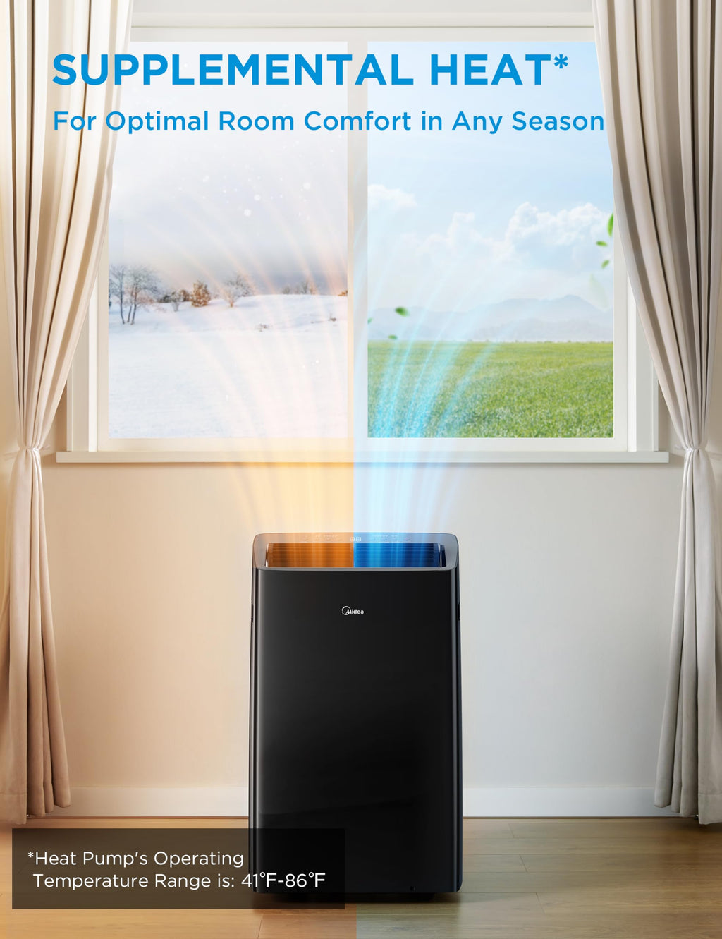 14,000 BTU Portable Air Conditioner with Heat Z188920