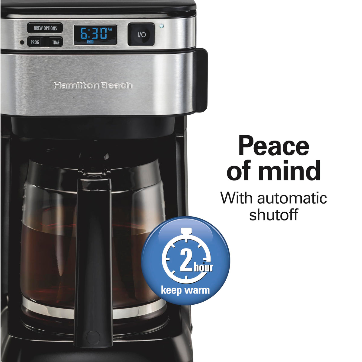 12 Cup Programmable Drip Coffee Maker P3860