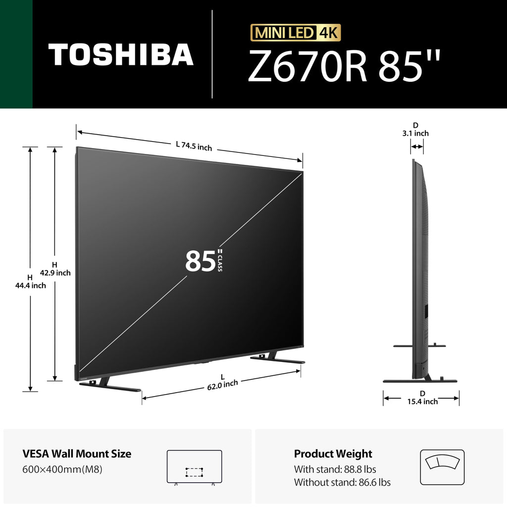 85" Mini-LED 4K UHD Smart Fire TV G97376