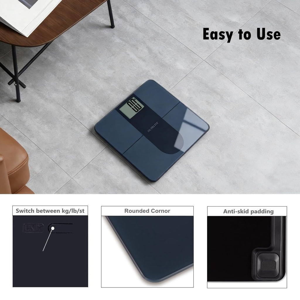 Digital Bathroom Scale 550lb Extra Large Display Z7900