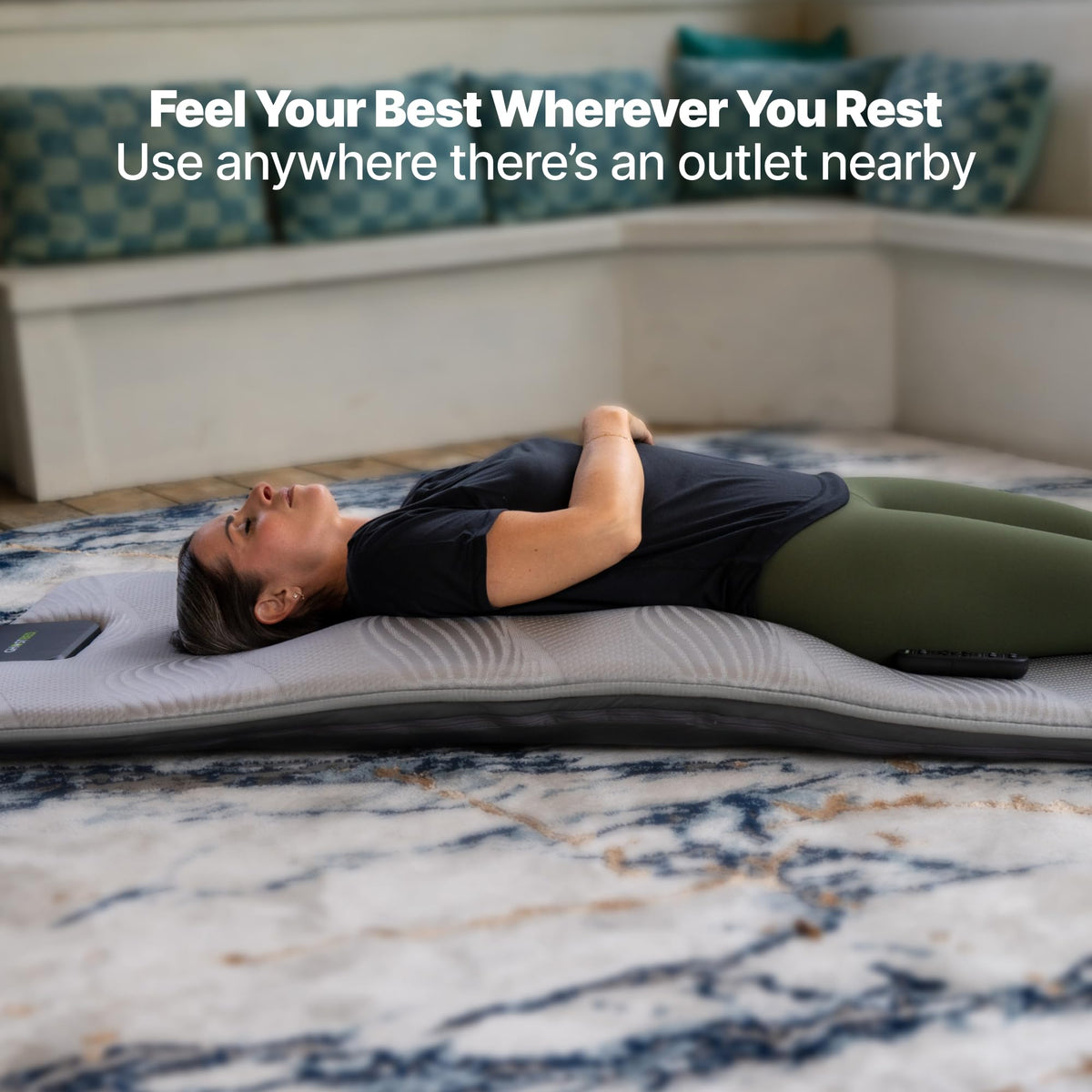 Massage Mat with 3" Gel Memory Foam I9439