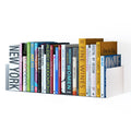 White Metal U Shape Wall Mountable Bookshelf B3218