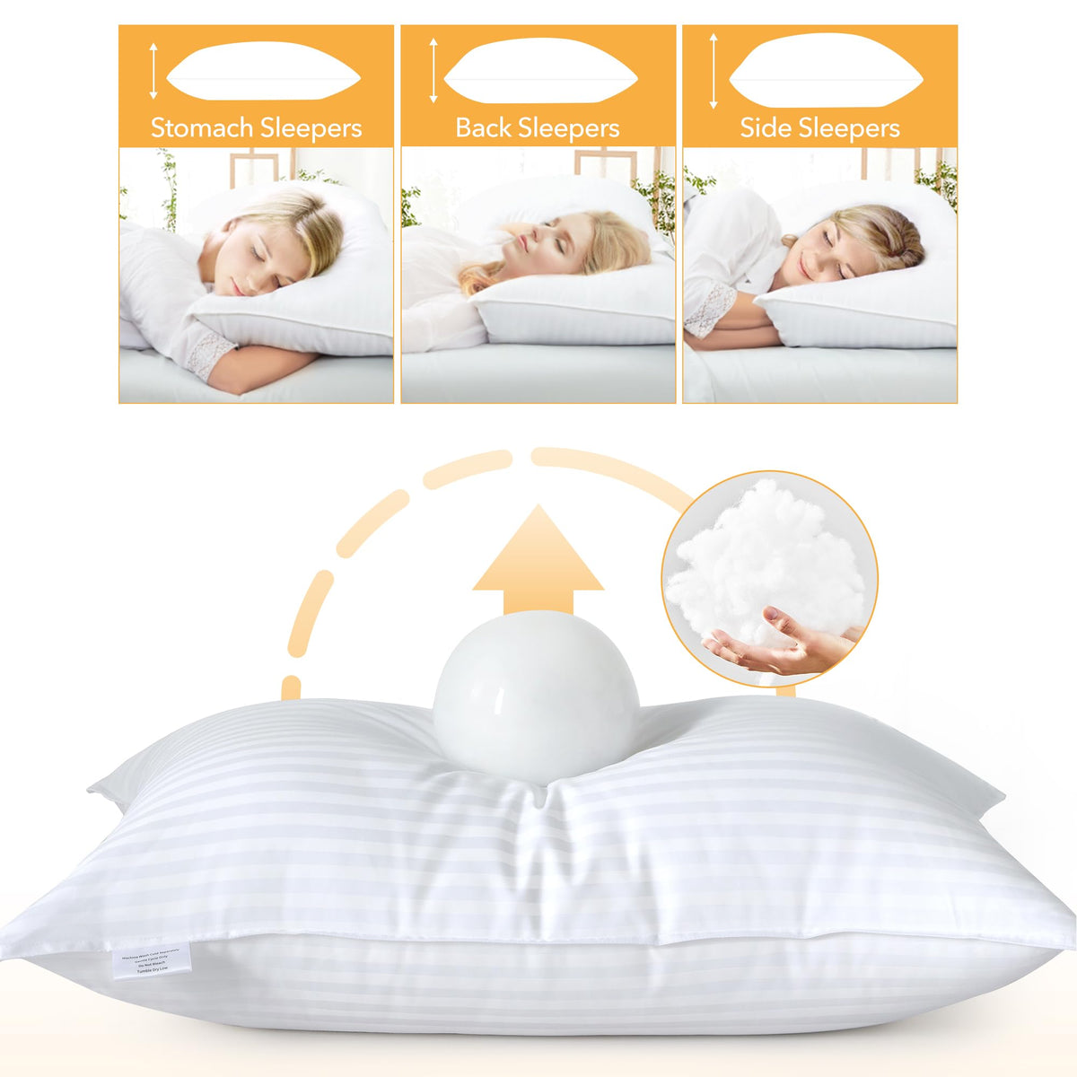 King Size Pillows Set of 2 C41011