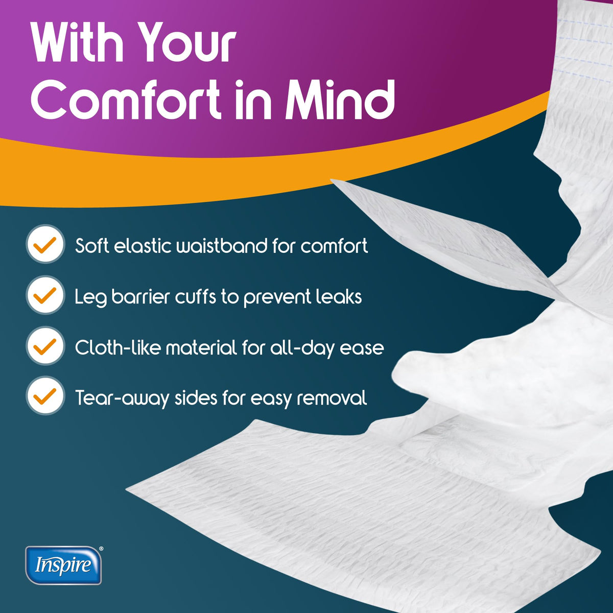 Adult Diapers Max Absorbency Leak Proof Incontinence Underwear V24579