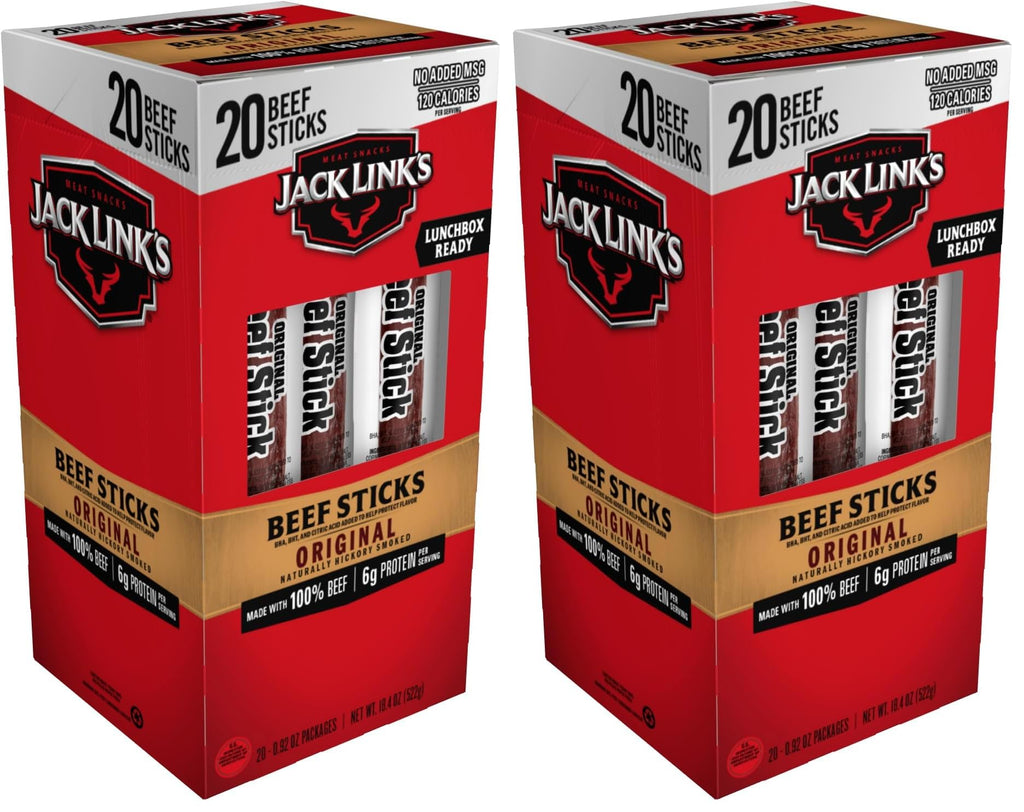 Beef Sticks 0.92 Oz 20 Count Pack of 40 Q49772
