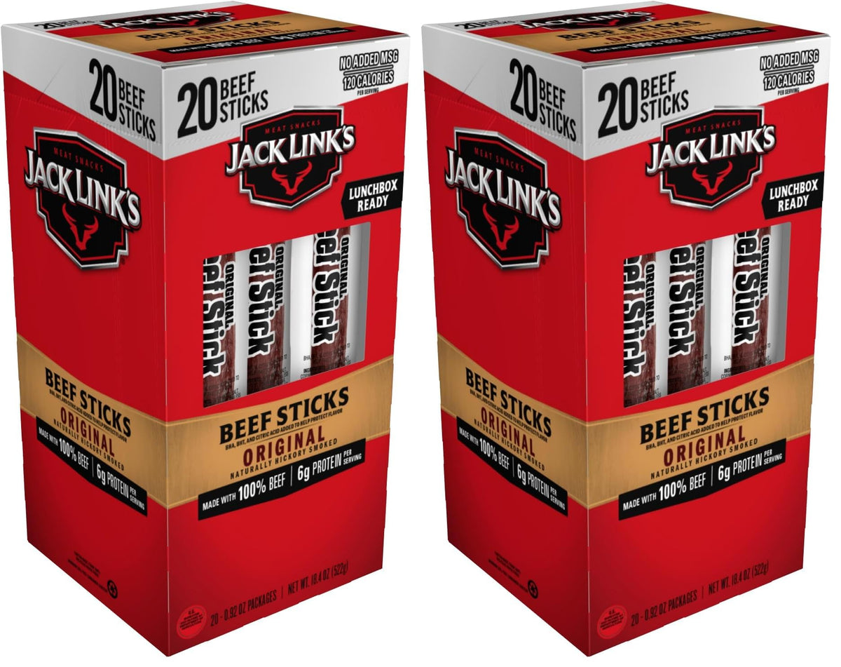 Beef Sticks 0.92 Oz 20 Count Pack of 40 Q49772