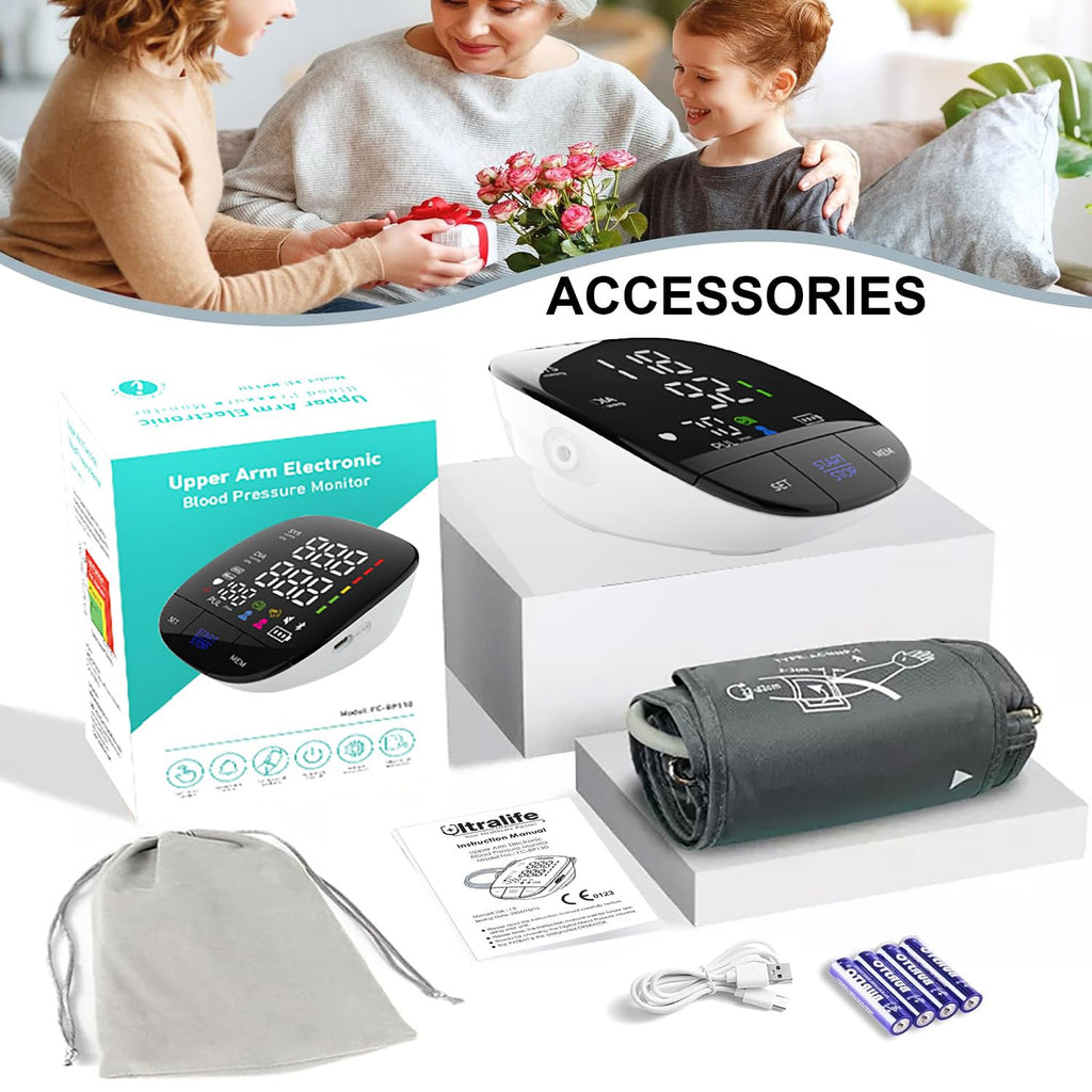 Automatic Upper Arm Blood Pressure Monitor with Large Cuff J8941
