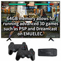 64GB Retro Gaming Console with 2.4GHz Wireless Controllers R8657