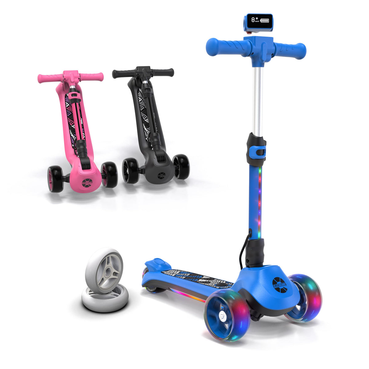Electric Scooter for Kids Age 4-9, Foldable S530