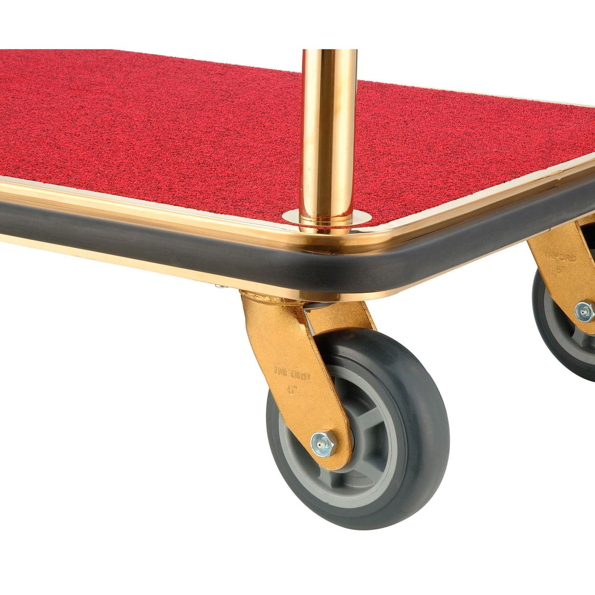 Gold Stainless Steel Bellman Cart T747584