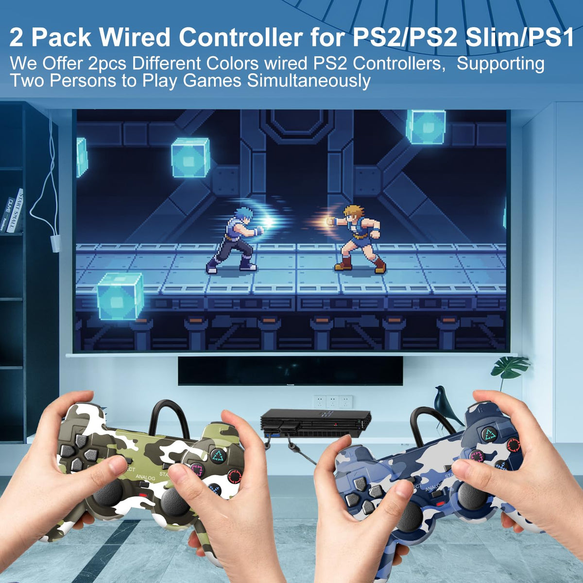 2 Packs Wired Controller M760805