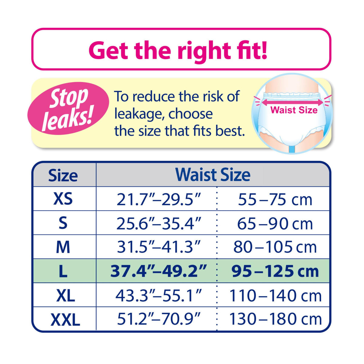 Adult Incontinence Underwear, Unisex, Large, 16 Count X33927