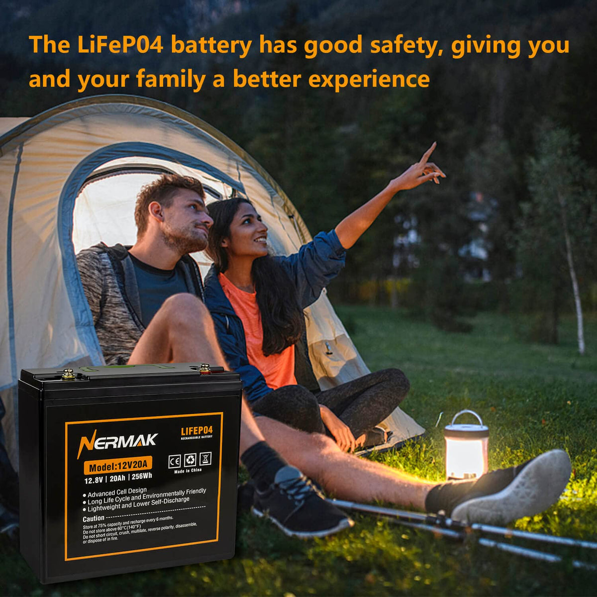 12V 20Ah Lithium LiFePO4 Deep Cycle Battery O976016