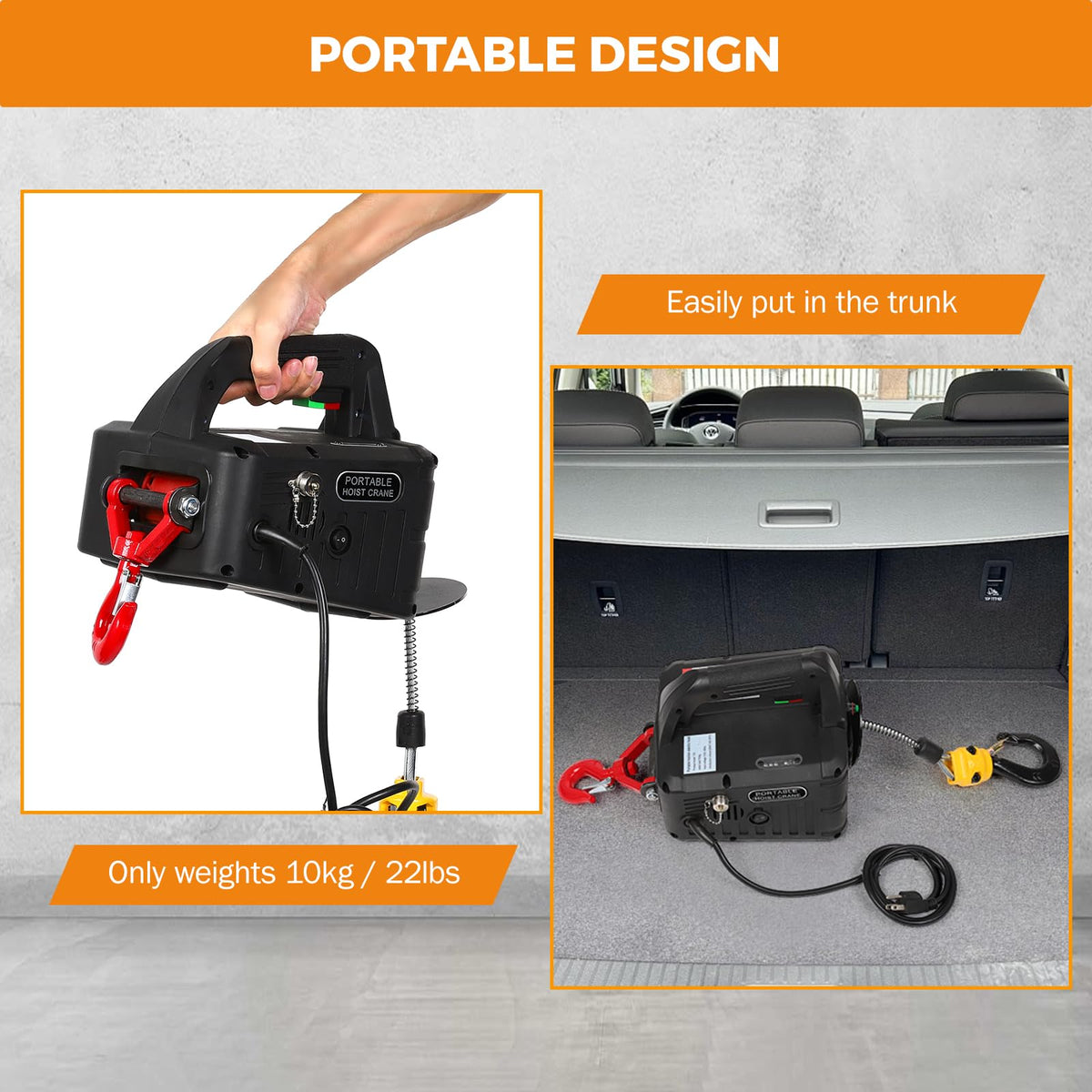 3-in-1 Portable Electric Hoist C311505