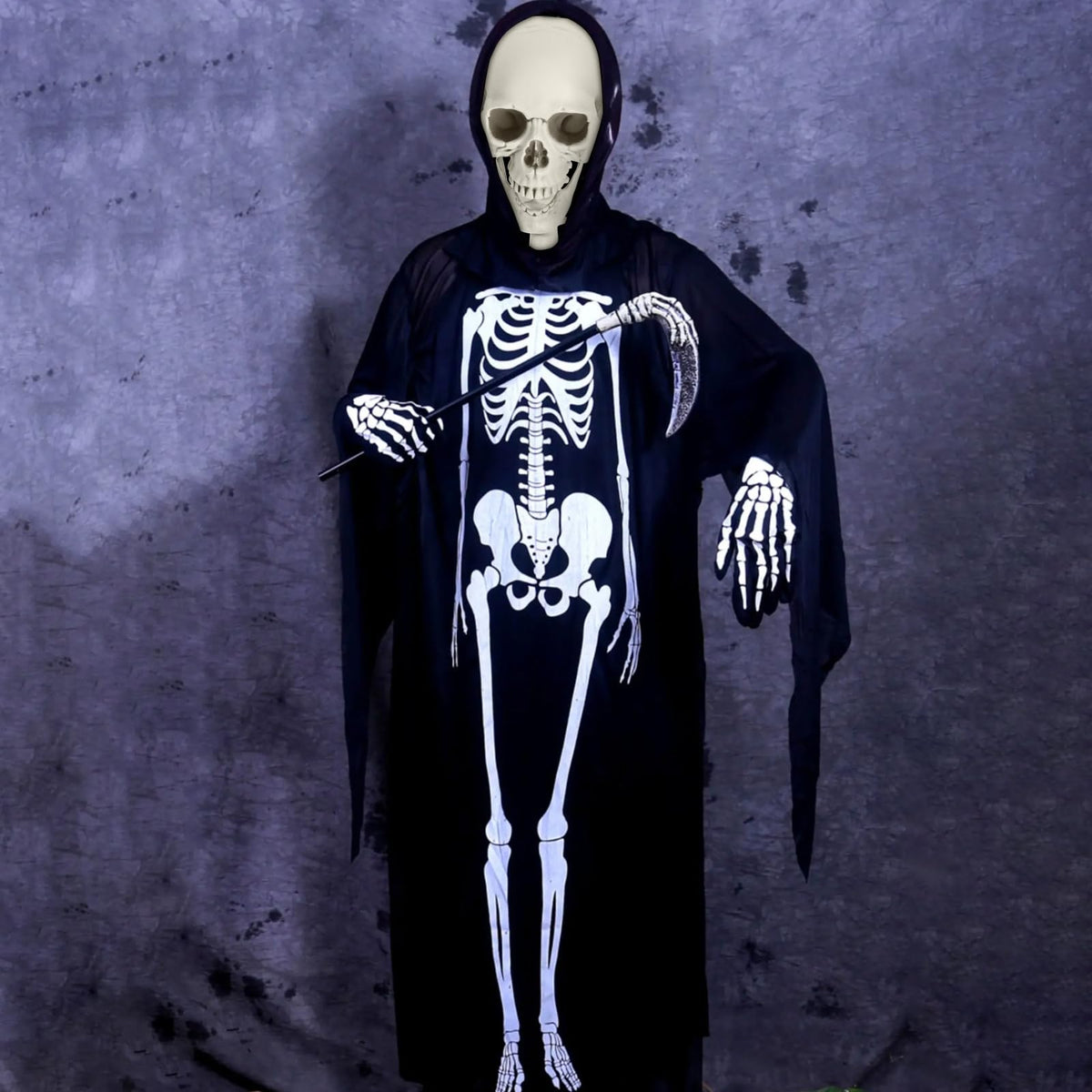 5.4Ft Posable Plastic Skeleton with Movable Joints W949