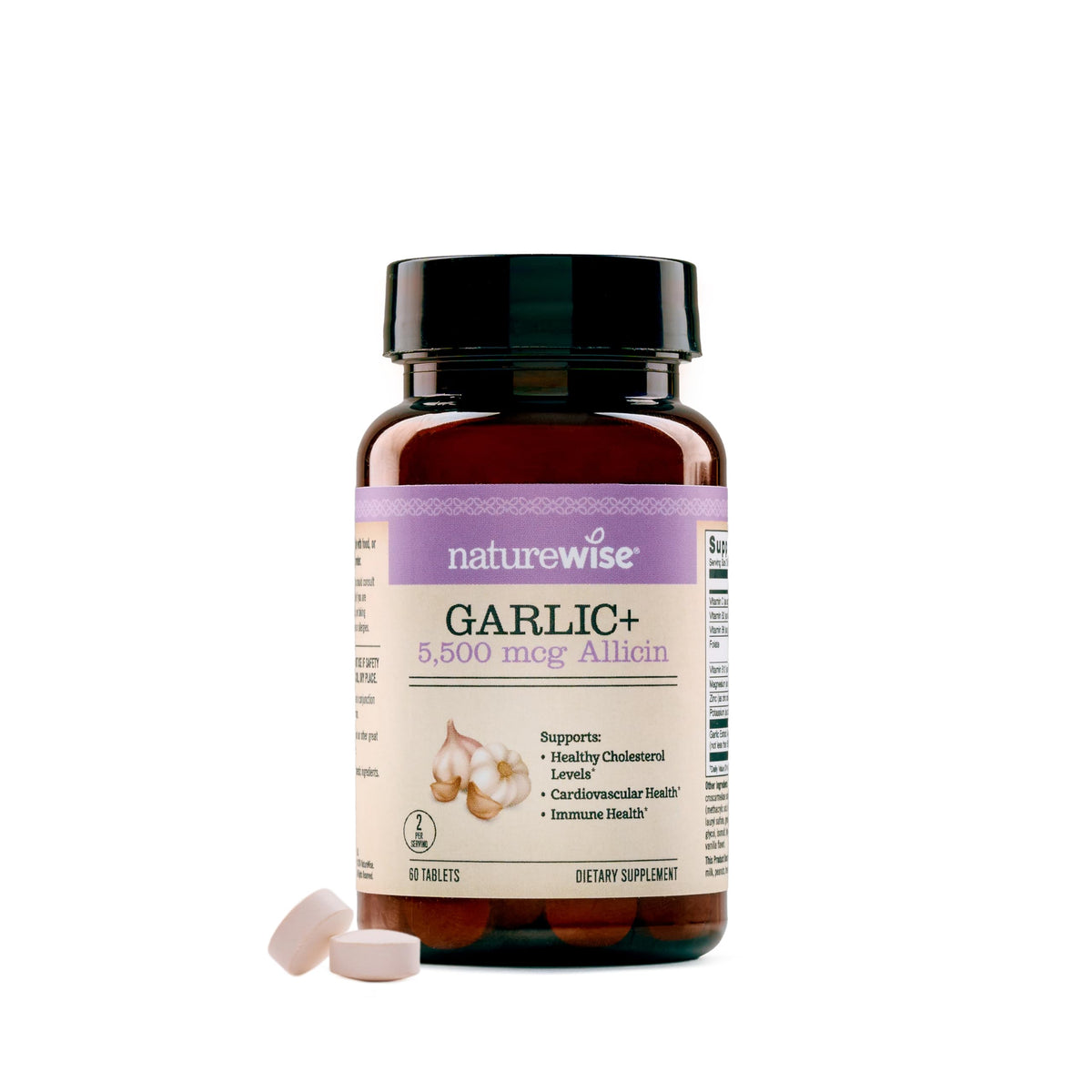 Garlic Extract 5,500 mcg Vegan Tablets 60 Count F2403